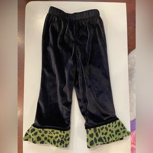 Velvet Girls Ruffle Bottom Pants 3T